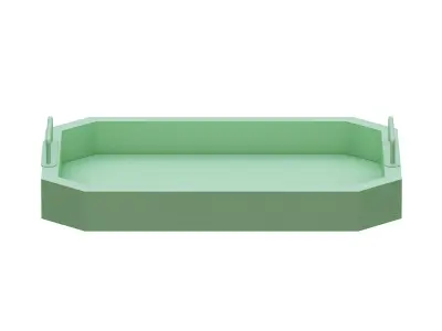 Plate  Low-poly 3D model