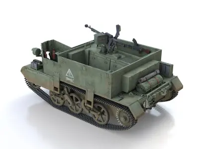 Bren Gun Carrier - BUC - Russian Army 3D model
