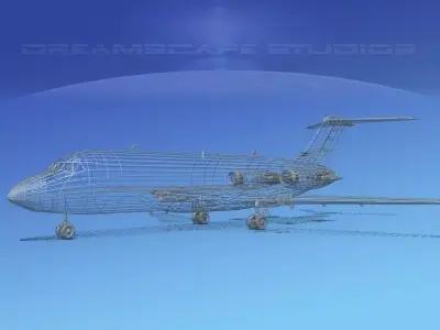 Douglas DC-9-20 Sonorra Air Charter 3D model