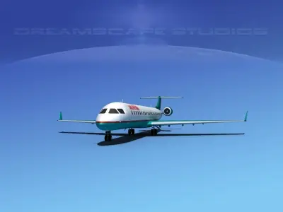Bombardier CRJ900 America West 3D model