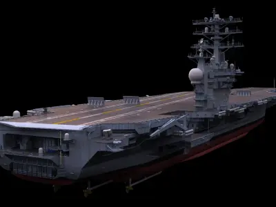 USS Nimitz Bundle 3D model