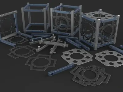 Cubes metal cube Free 3D print model