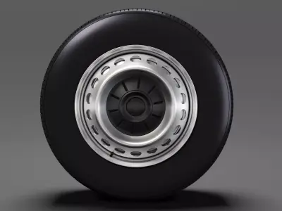 WV Crafter Chassi wheel 2017 3D model