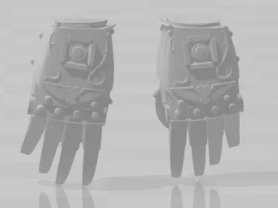 Custodes solarite talons 3D model