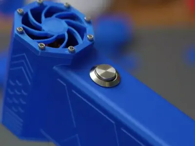 Turbo Jet Fan 3D print model