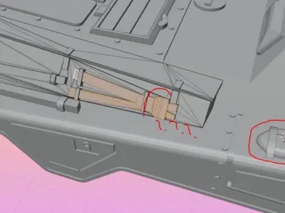 Sdkfz 234 Armoured Car Tank 3D model