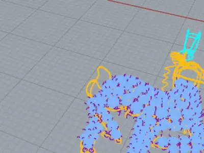 Pendente Asino Free 3D model