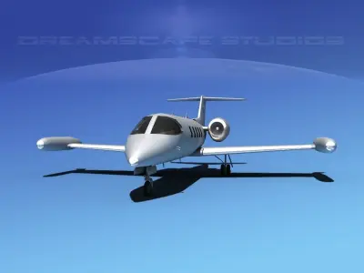 Gates Bombardier Learjet 35 V00 3D model
