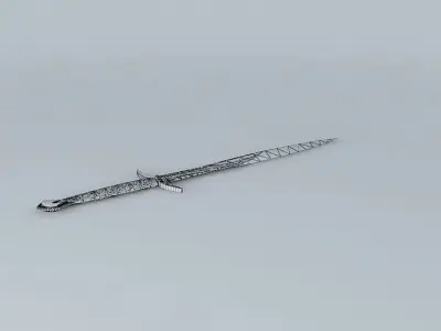 LOTR Frodo Sword Free 3D model