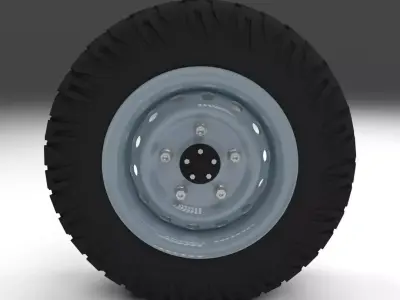 Offroad Wheel 3D model