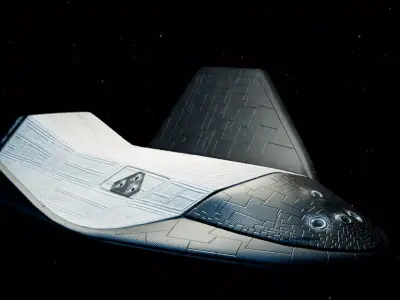 Spcaceship Concept 3D model