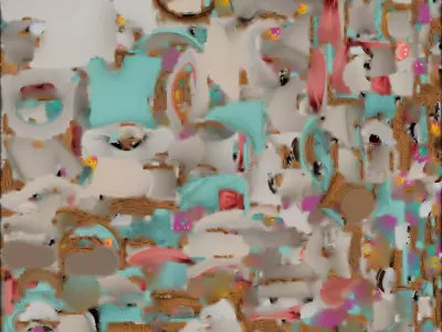 Happy Easter Bunny 3D Model - Cute Holiday Mascot Low-poly 3D model