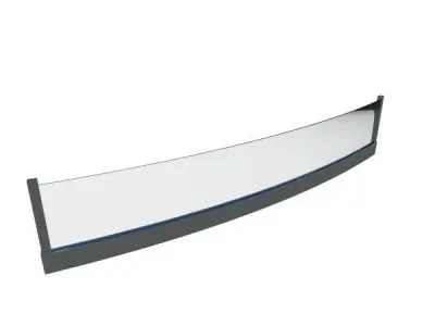 8 Sneeze Guards for a Restaurant 3D model