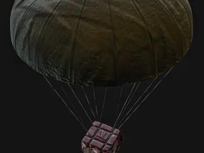 Airdrop Military Low-poly 3D model