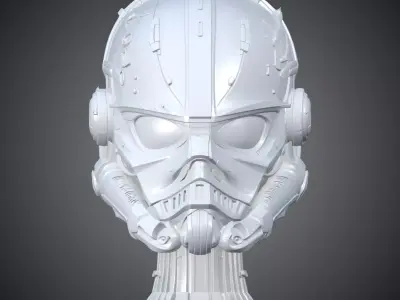 Sci-Fi Stormtrooper Inspired Helmet Bust PM-452 3D print model