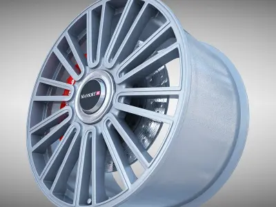 Mansory Wheel 3D model