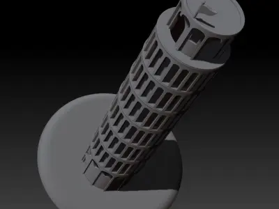 Torre di Pisa Low-poly 3D model