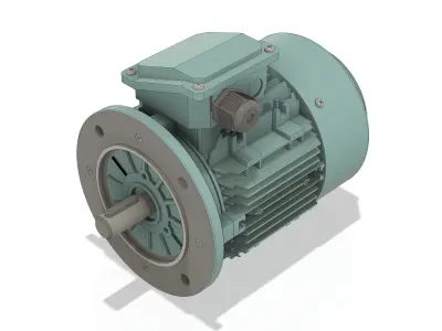 3 Phase AC induction motors - Frame size 90S 3D model