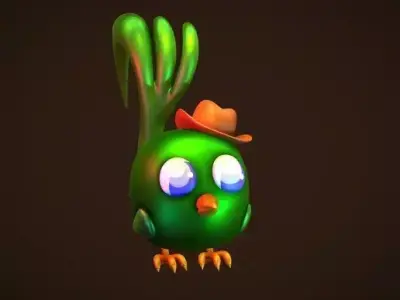 Baby Bird 3D model