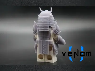 Mandalorian Samurai Brick Armor 3D Print Model 3D print model