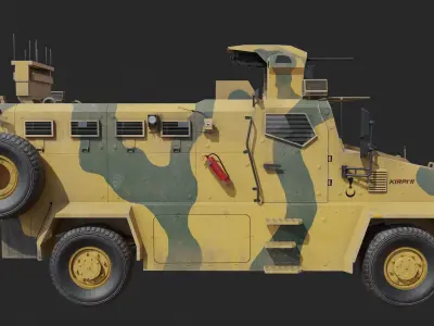 BMC - Kirpi 2 Low-poly 3D model