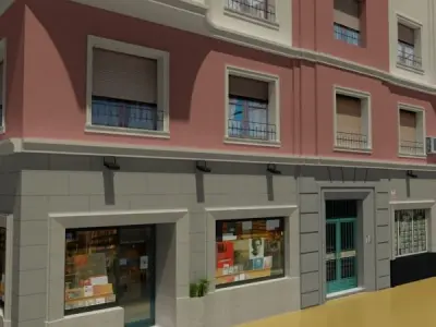 Building apartment - apartment 3D model