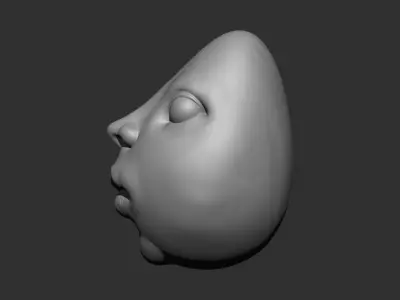 Eggface3d print Free 3D print model