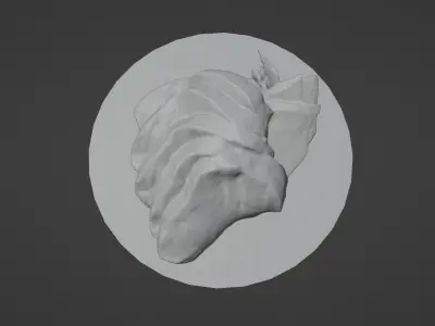 Sashimi realistic 3d model salmon Low-poly 3D model