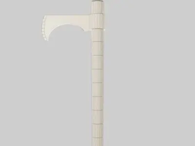 Tomahawk Axe Game Ready PBR Low-poly 3D model Free low-poly 3D model