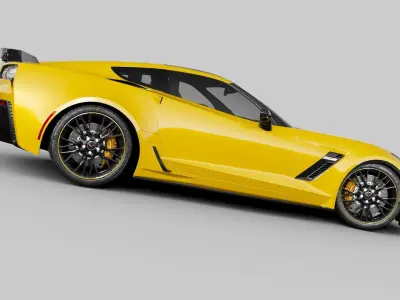 Chevrolet Corvette Z06 C7R Edition Free 3D model