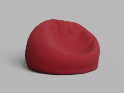 Bean chair  Free low-poly 3D model