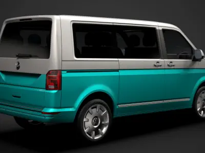 VW Multivan Bulli T6 1 2020 3D model