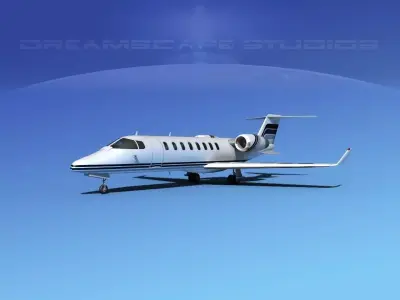 LearJet 45 V16 3D model