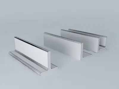 Profiles and steel Angles 3D model