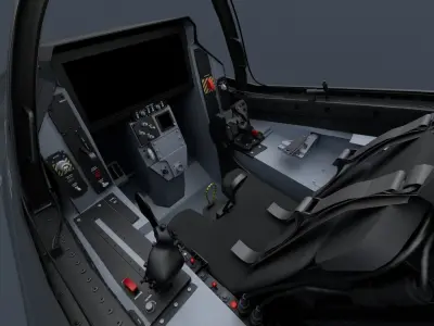F-35 Cockpit 3D model