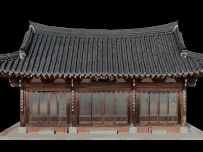  Korea Historic house 3D model