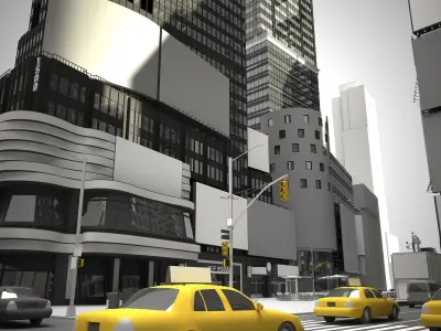 Times Square 3D model