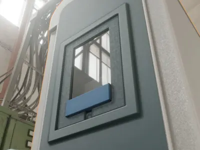 Electric Vehicle Charging Station 1 Low-poly 3D model