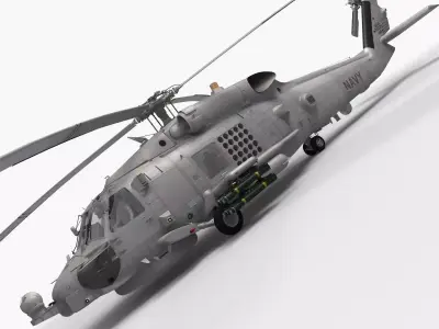 SH-60b Seahawk 3D model