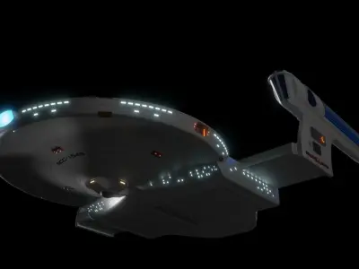 Minute-Man Class Frigate TMP Free 3D model