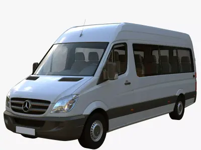 Bus Sprinter passenger 3D model