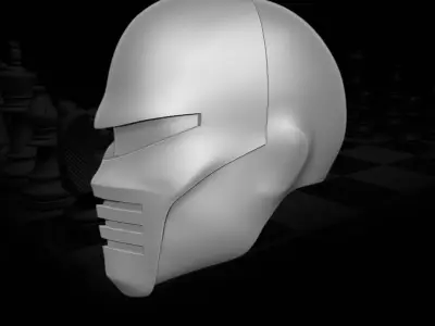 Checkmate fan art head 3D Printable Sculpt For Action Figures 3D print model