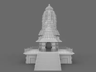 Jagannath Puri Temple 3D model