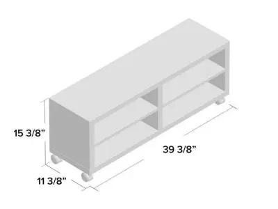 Abrielle TV Stand for TVs Free 3D model