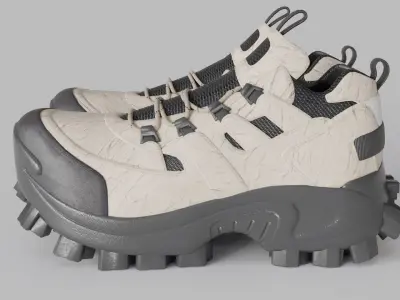 Trekking shoe V3 3D model