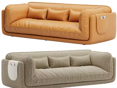 Leolux Lunetta Sofa LXR30 Part One 3D model
