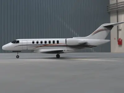 Hawker 4000 3D model