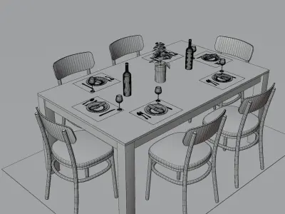 Dining 3D model