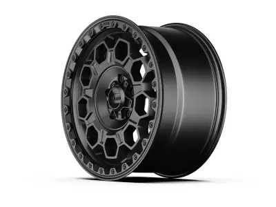 KMC Trek Alloy Wheel 3D Model 3D model