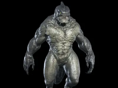 Fish Mutant 2 Low-poly 3D model